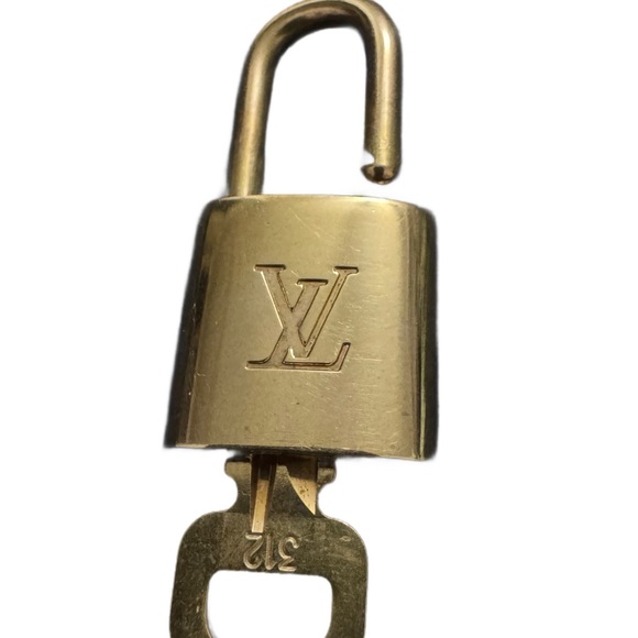 Louis Vuitton Gold Padlock with Key #312 - Picture 3 of 3